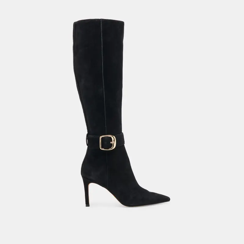 Kinzy Boots Onyx Suede 1