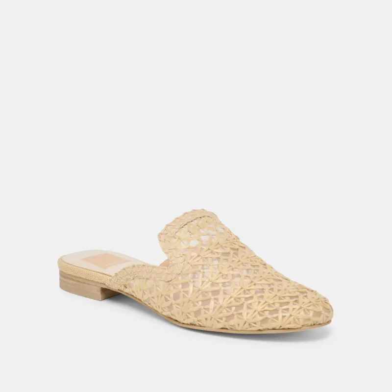 Kirt Flats Lt Natural Cross Hatch Raffia 2