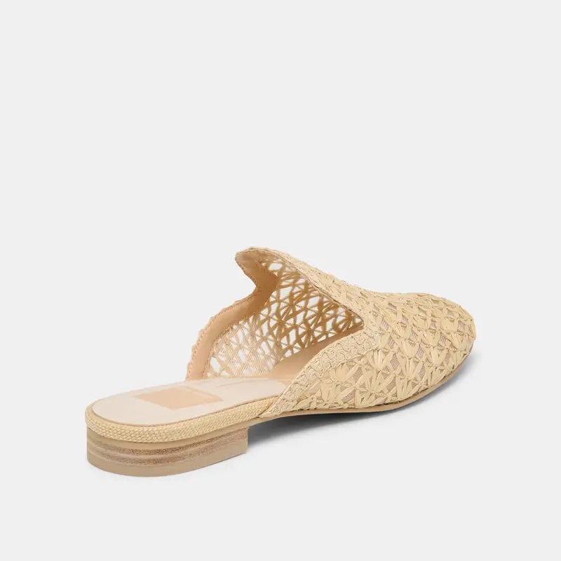 Kirt Flats Lt Natural Cross Hatch Raffia 3