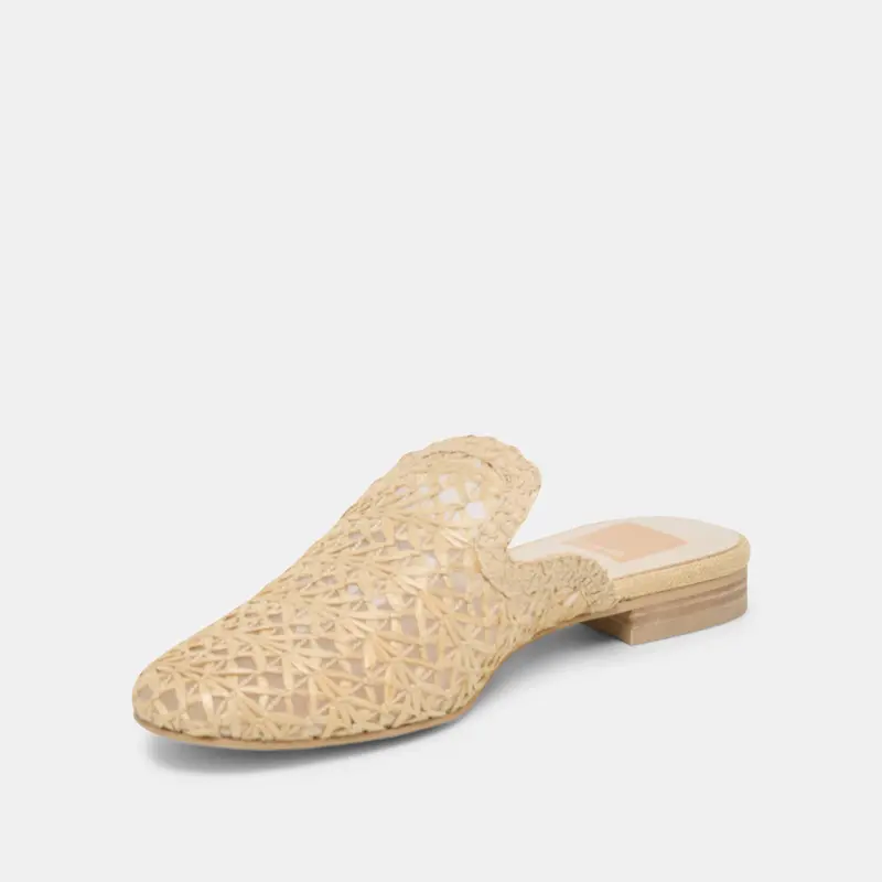 Kirt Flats Lt Natural Cross Hatch Raffia 4