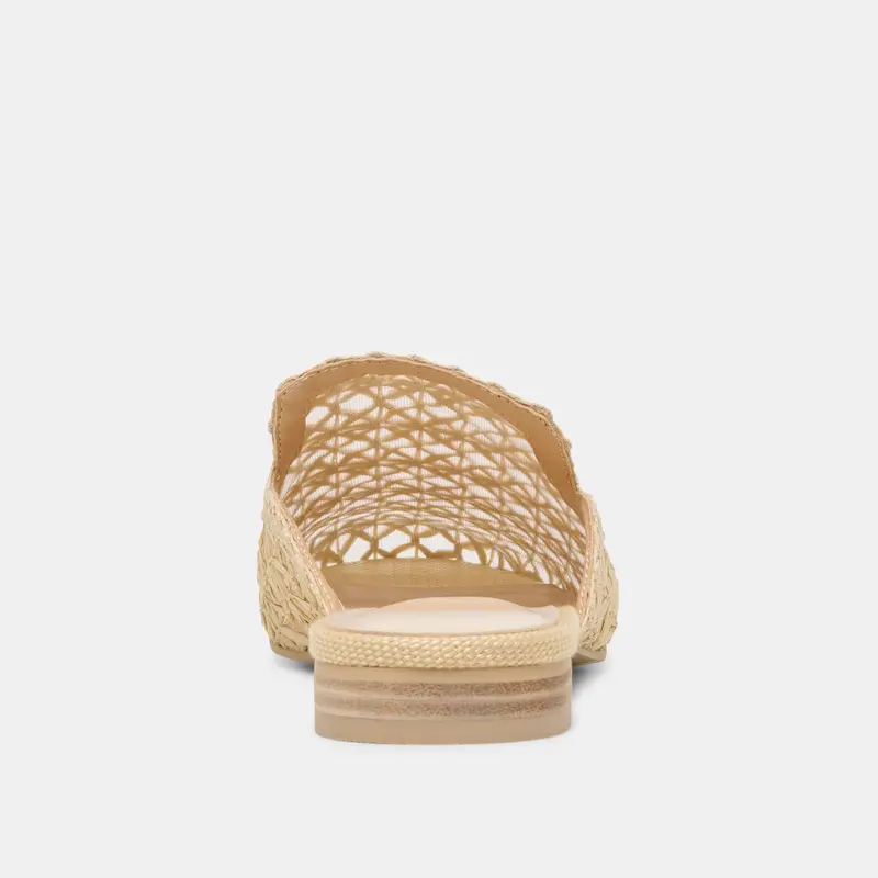 Kirt Flats Lt Natural Cross Hatch Raffia 7