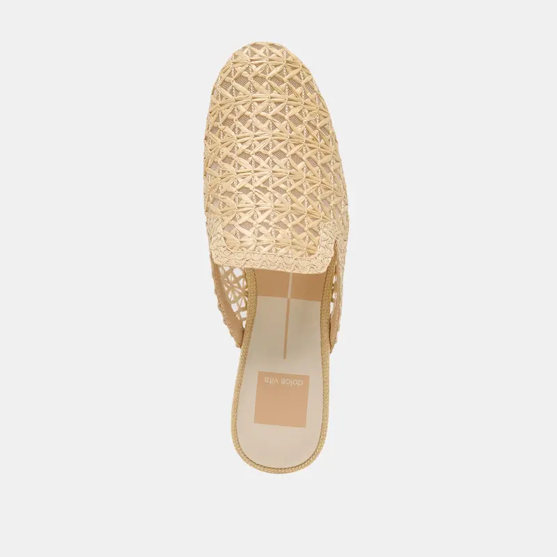 Kirt Flats Lt Natural Cross Hatch Raffia 8