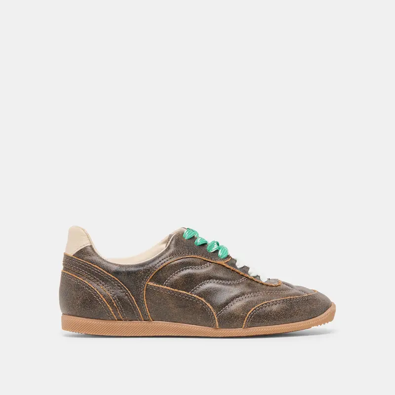 Laini Sneakers Brown Distressed Leather 1