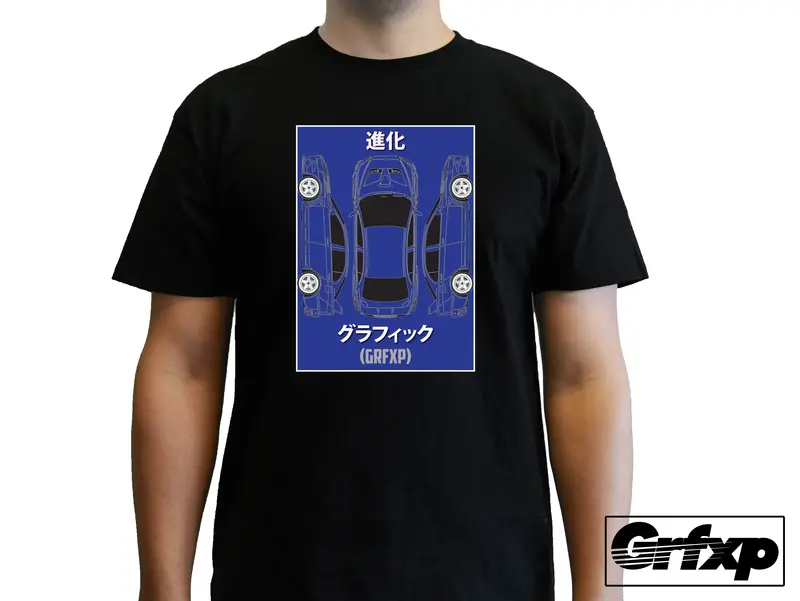 Lancer Evolution X Blueprint T-Shirt 1