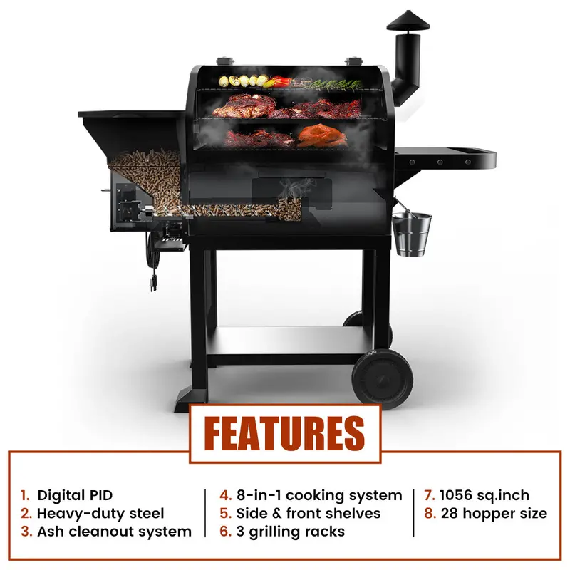 Large 10002B Pellet Grill 2