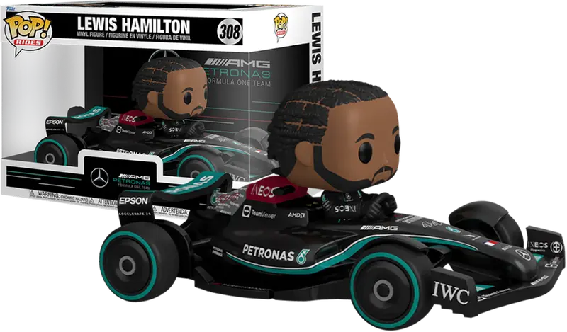 Lewis Hamilton In Mercedes F1 Car -- Pop! Vinyl Rides -- Funko Movie Figurines 1