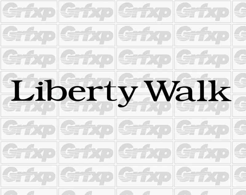 Liberty Walk Simple Text Sticker 1