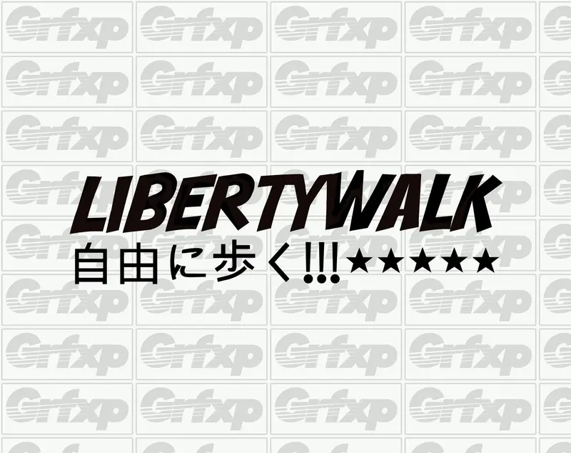 Liberty Walk Sticker 1