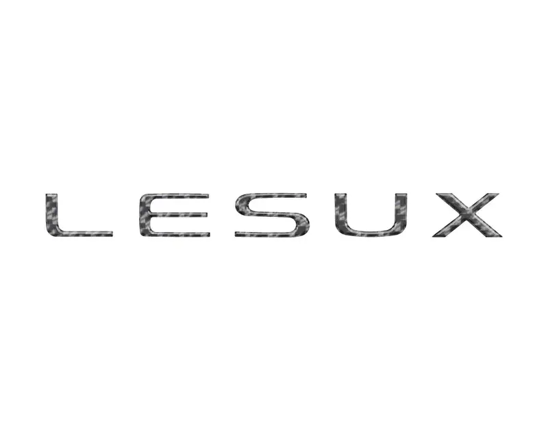 Liftgate Letter Overlays Fits 2024-2026 Lexus Gx550 1