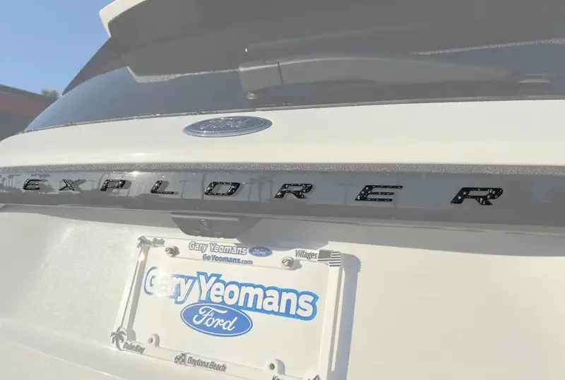 Liftgate Letter Overlays Fits 2025-2026 Ford Explorer 1