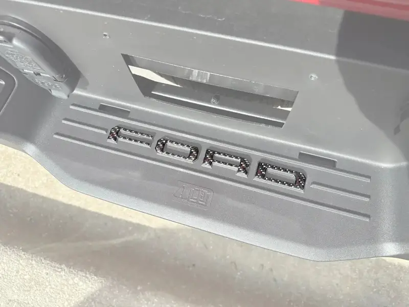 Lightning Rear Bumper Overlays Fits 2022-2026 Ford F-150 Lightning 1