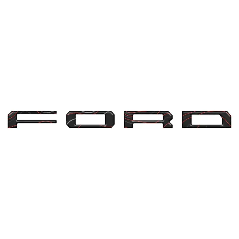 Lightning Rear Bumper Overlays Fits 2022-2026 Ford F-150 Lightning 26