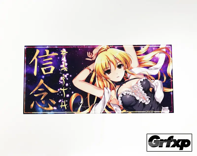 *Limited Edition* Faith Marone Anime Style Printed "Slap" Sticker 1