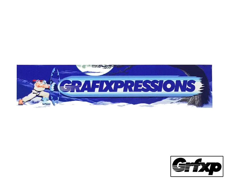 *Limited Edition* Grafixpressions X Ryu Slap Sticker 1