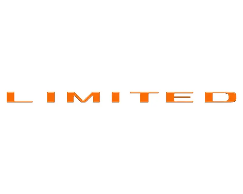 Limited Tailgate Emblem Letter Overlays Fits 2025-2026 Ram 1500/2500/3500 12