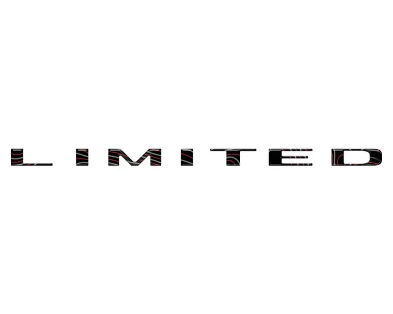Limited Tailgate Emblem Letter Overlays Fits 2025-2026 Ram 1500/2500/3500 15
