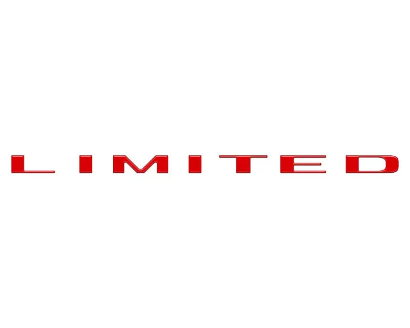 Limited Tailgate Emblem Letter Overlays Fits 2025-2026 Ram 1500/2500/3500 18