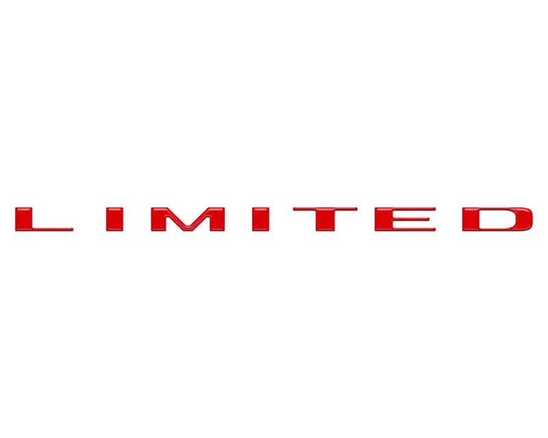 Limited Tailgate Emblem Letter Overlays Fits 2025-2026 Ram 1500/2500/3500 19