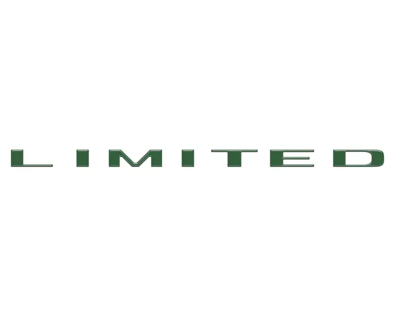 Limited Tailgate Emblem Letter Overlays Fits 2025-2026 Ram 1500/2500/3500 22