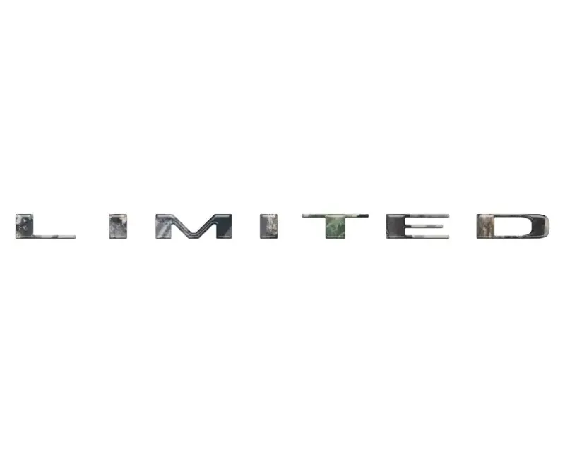 Limited Tailgate Emblem Letter Overlays Fits 2025-2026 Ram 1500/2500/3500 4