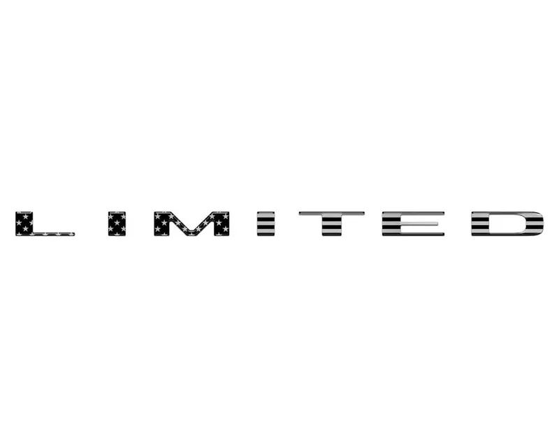 Limited Tailgate Emblem Letter Overlays Fits 2025-2026 Ram 1500/2500/3500 9