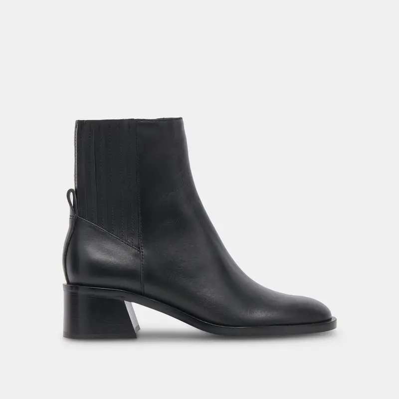 Linny H2o Wide Boots Black Leather - Re:Vita 1