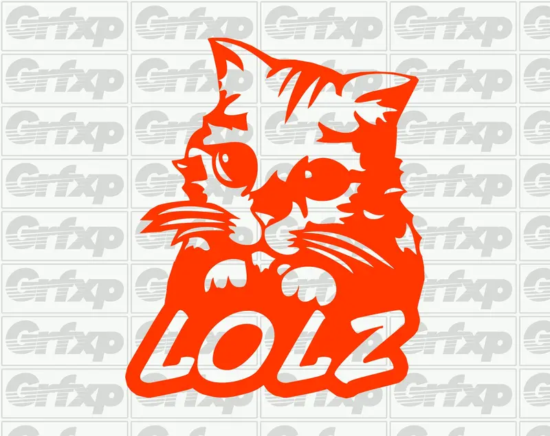 Lolz Cat Sticker 1