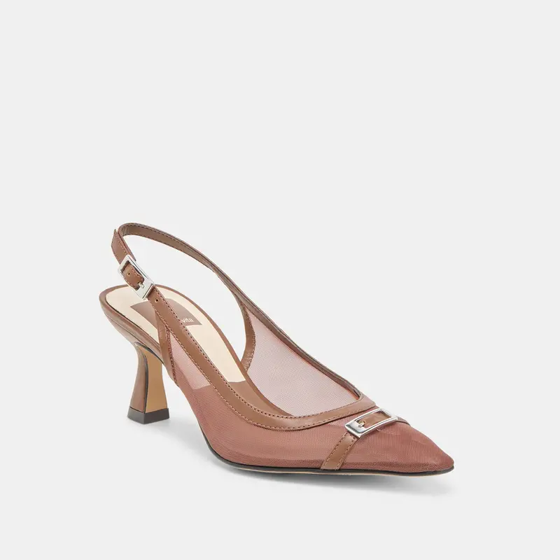 Lorine Heels Espresso Mesh 3