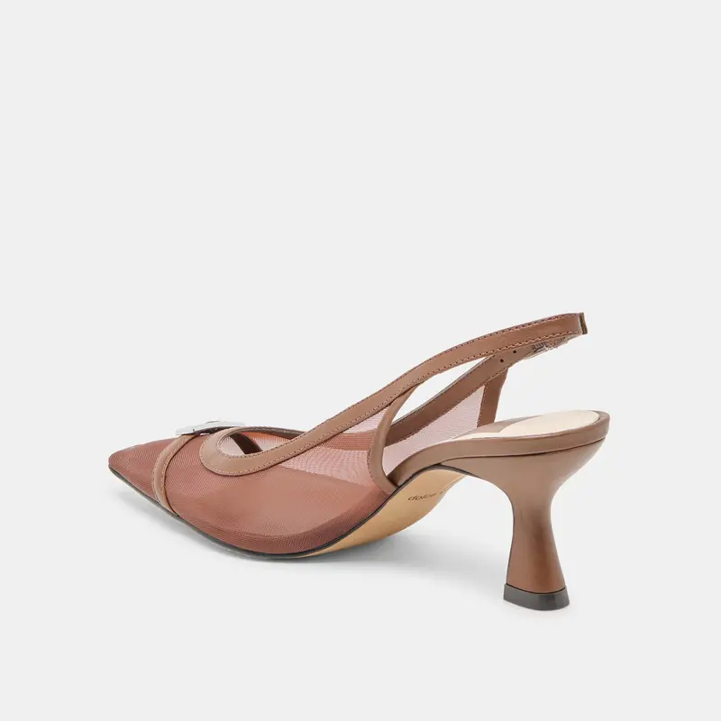 Lorine Heels Espresso Mesh 7