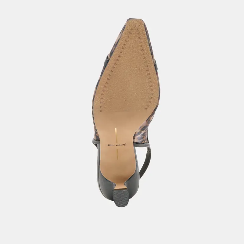 Lorine Heels Leopard Mesh 9