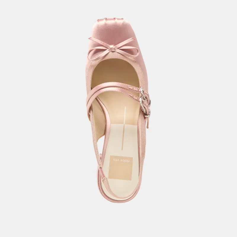 Loris Heels Blush Satin 8