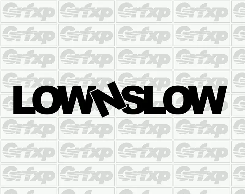 Low N Slow Sticker 1