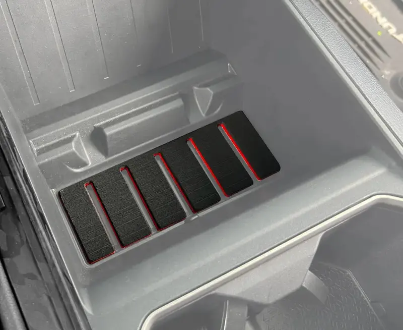 Lower Center Console Foam Inserts Fits 2022-2026 Toyota Tundra & 2023-2026 Toyota Sequoia 1