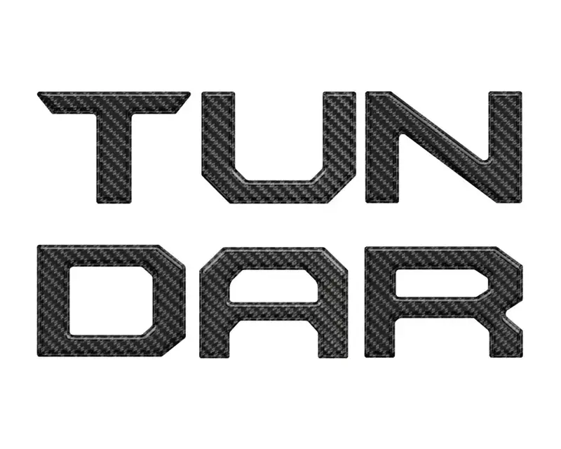 Lower Grille Letter Inserts Fits 2022-2026 Toyota Tundra 3