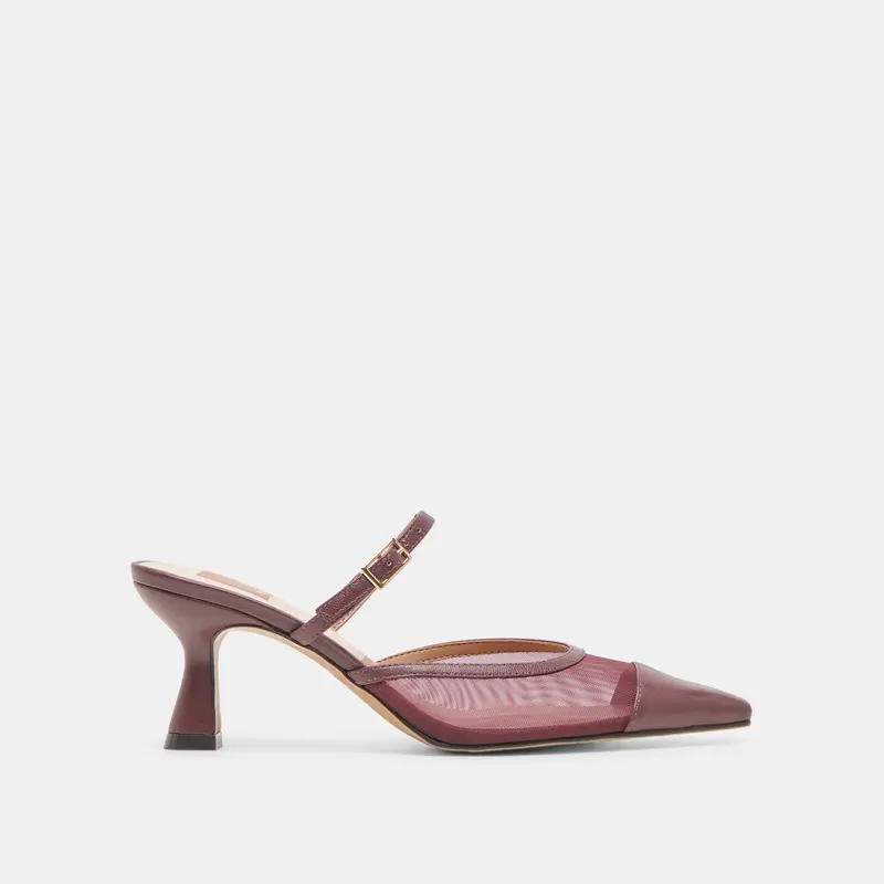 Loyd Heels Burgundy Mesh 1