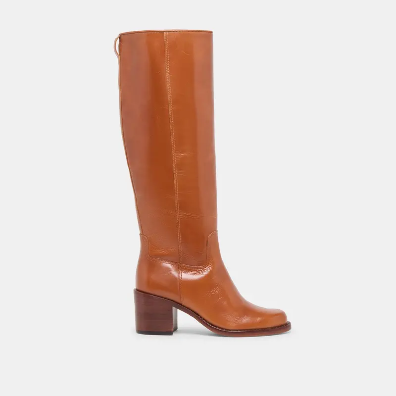 Lucyle Boots Tan Leather 1