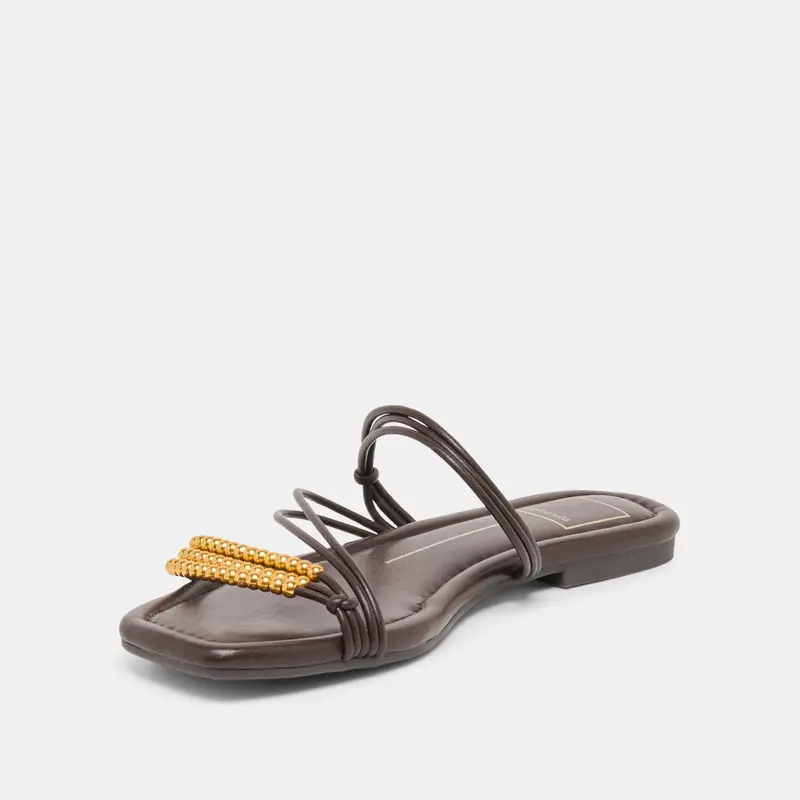 Lyndee Bead Sandals Espresso Stella 4