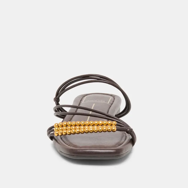 Lyndee Bead Sandals Espresso Stella 6