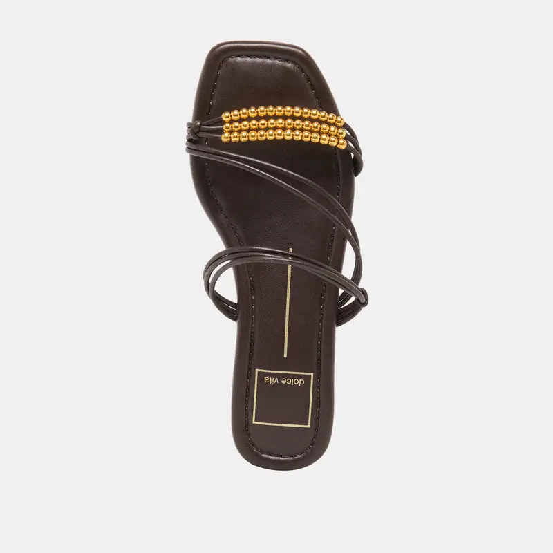 Lyndee Bead Sandals Espresso Stella 8