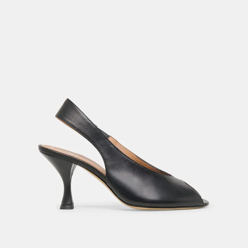 Madow Heels Black Leather 1