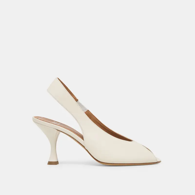 Madow Heels Off White Leather 1