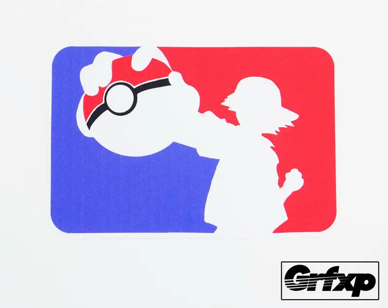 Major League Pokemon Catcher Printed Sticker 1