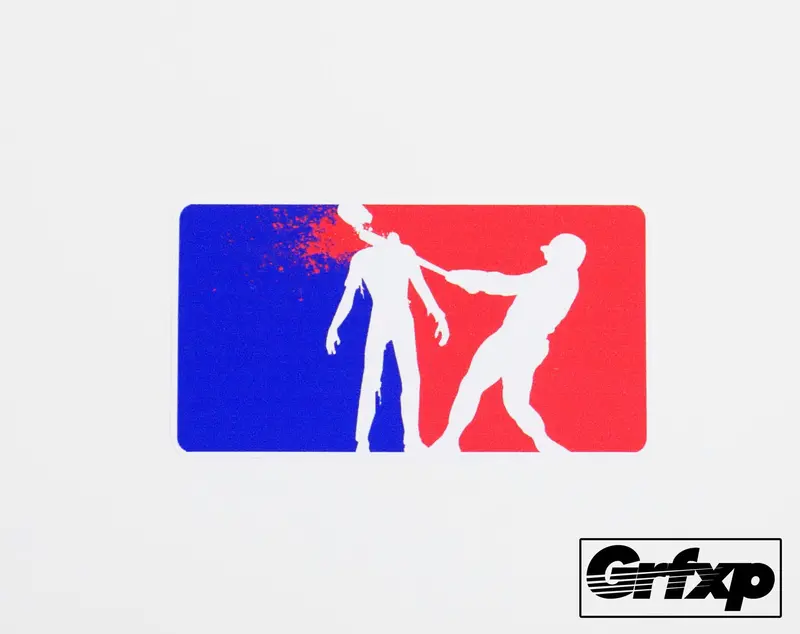 Major League Zombie Killer Printed Sticker 1