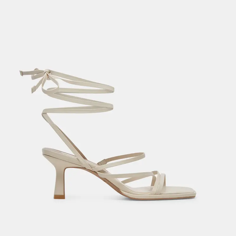 Malabo Heels Ivory Leather - Re:Vita 1