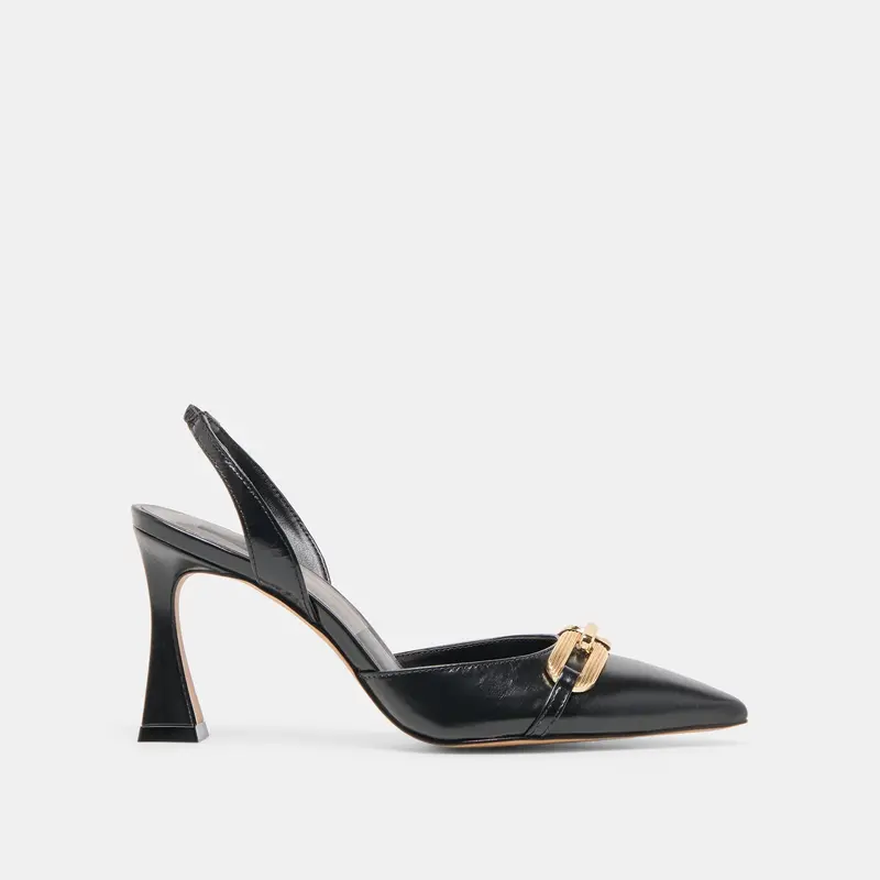 Malik Heels Midnight Crinkle Patent - Re:Vita 1