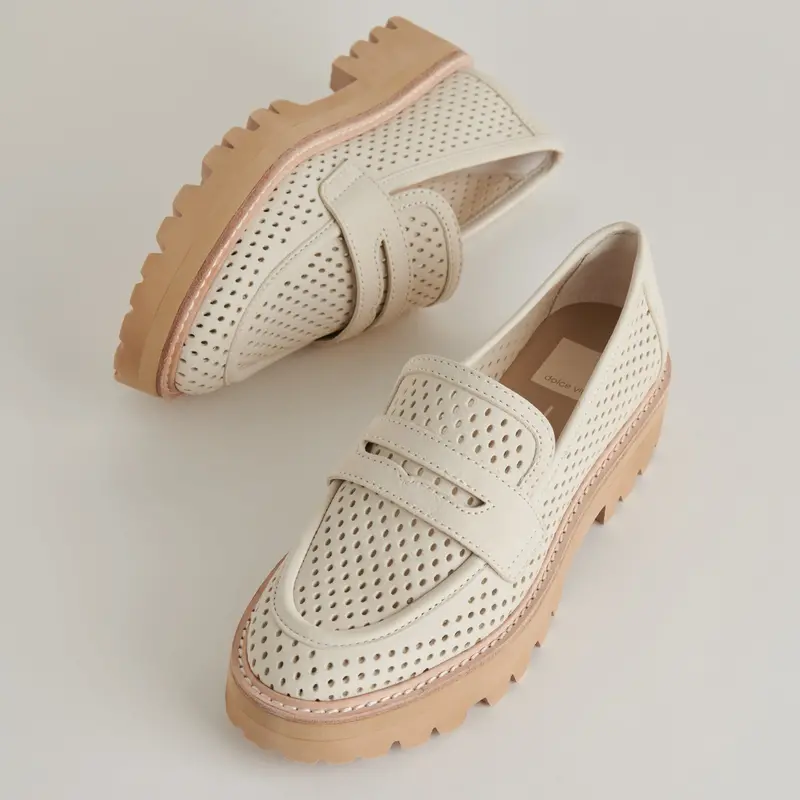 Malila Loafers Ivory Nubuck 1