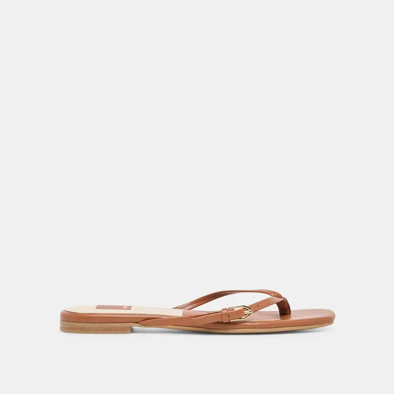 Malta Sandals Cognac Leather 1