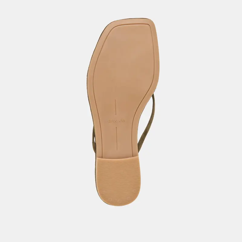 Malta Sandals Dk Olive Suede 9