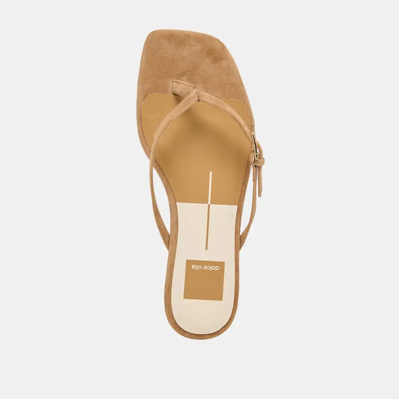 Malta Sandals Lt Brown Suede 10