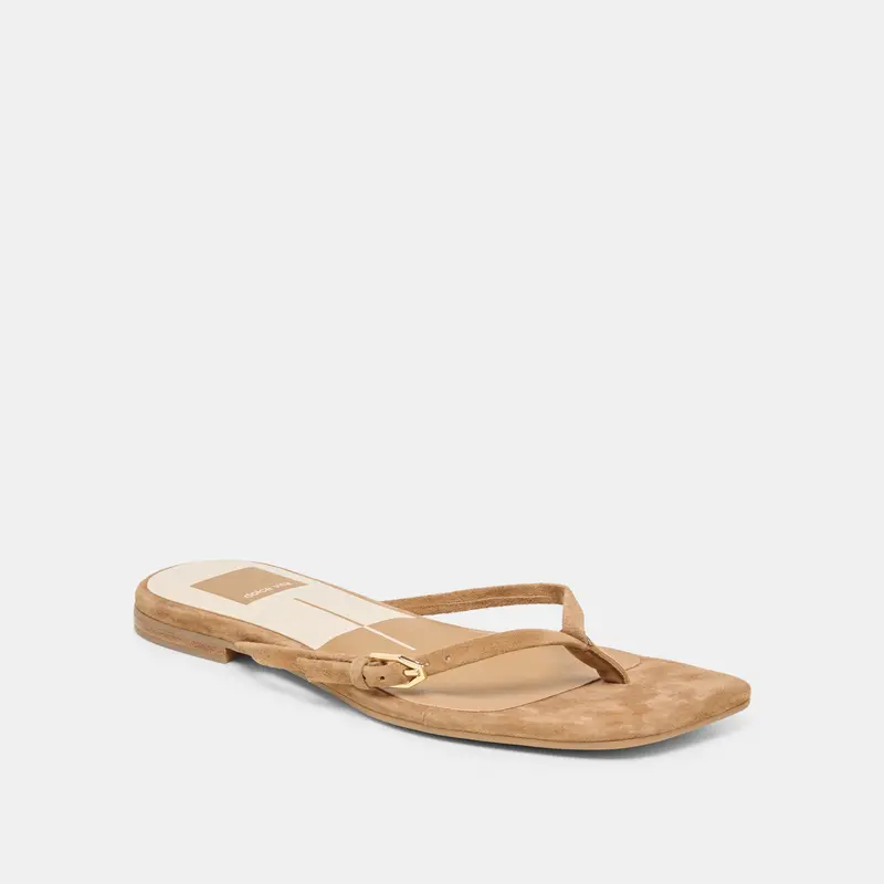Malta Sandals Lt Brown Suede 3
